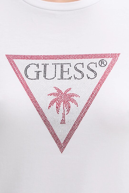 Guess t-shirt biały E5GI08.J1314