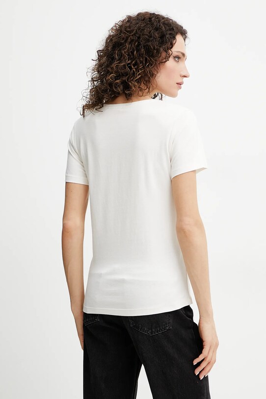 Odzież Guess t-shirt O5GI02.KBBU1 beżowy