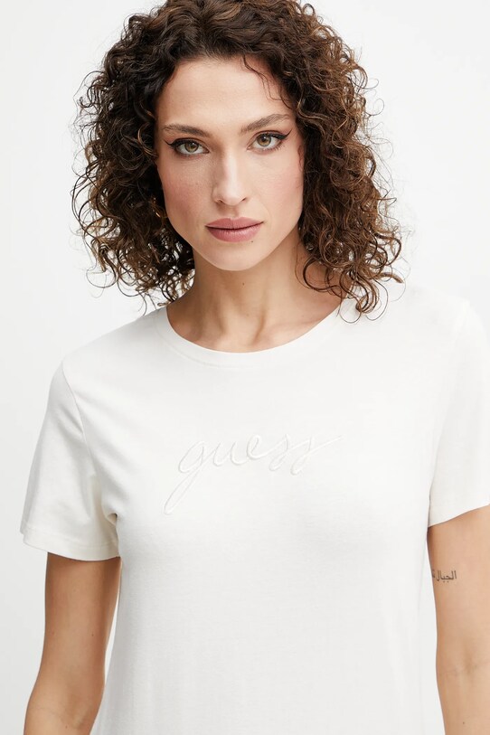 Guess t-shirt beżowy O5GI02.KBBU1