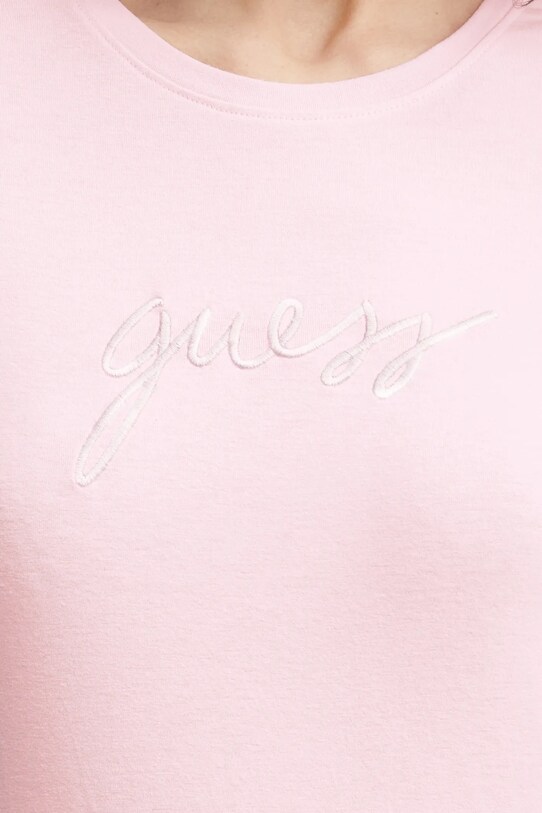 Guess t-shirt różowy O5GI02.KBBU1