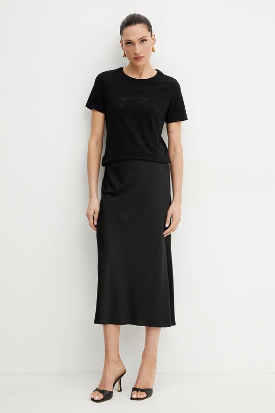 Guess tricou O5GI02.KBBU1 negru SS25