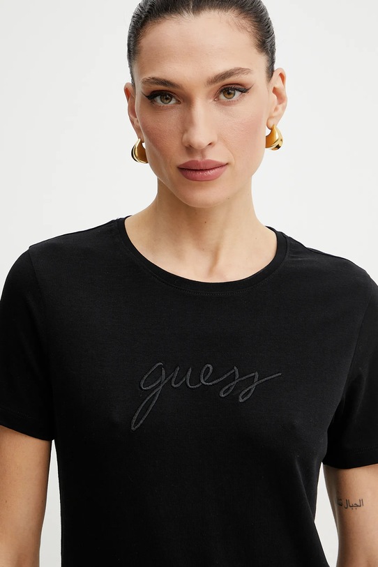 Guess tricou negru O5GI02.KBBU1