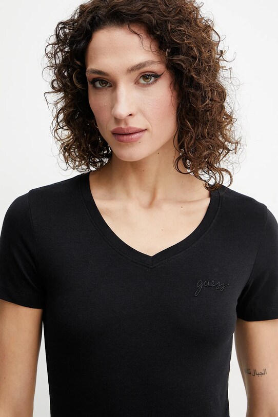 Îmbrăcăminte Guess tricou O5GI00.KBBU1 negru