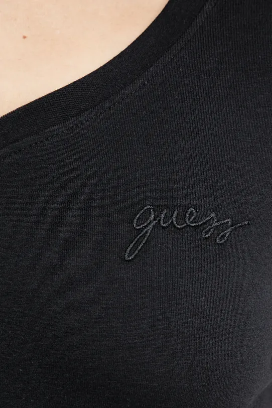 Guess tricou negru O5GI00.KBBU1