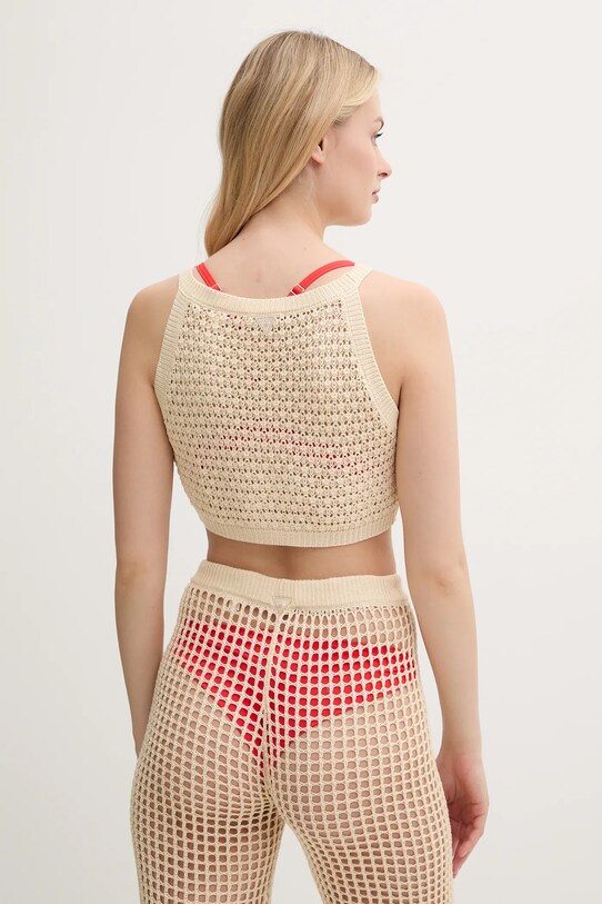 Oblečenie Plážový top Guess E5GP02.Z3N30 béžová