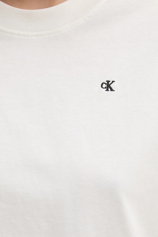 Calvin Klein Jeans t-shirt in cotone J20J225238 beige