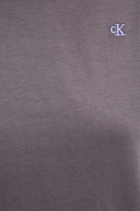 Хлопковая футболка Calvin Klein Jeans J20J225238 серый
