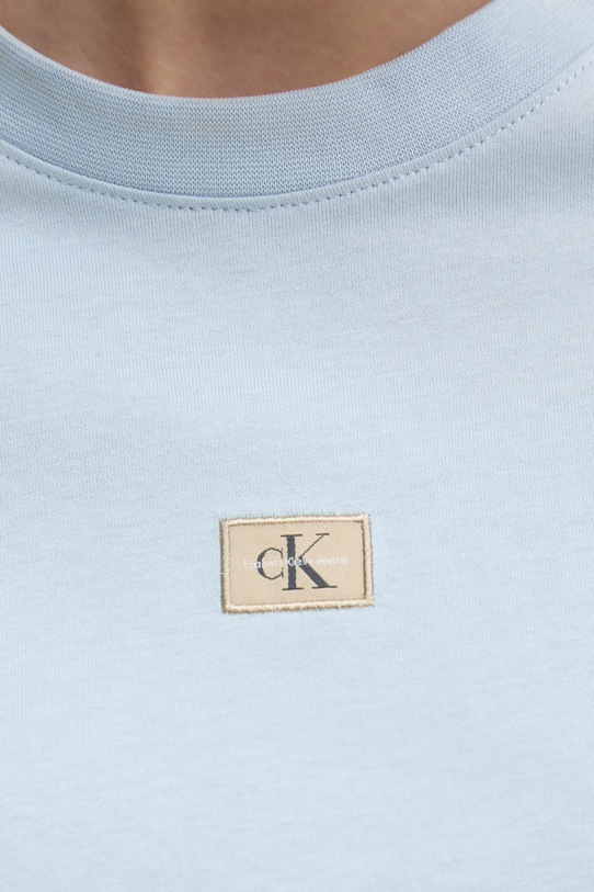 Calvin Klein Jeans tricou din bumbac J20J225243 albastru