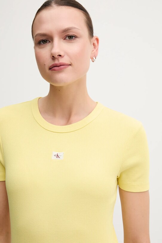 Oblačila Kratka majica Calvin Klein Jeans J20J225244 rumena