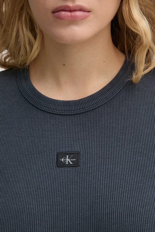 Majica kratkih rukava Calvin Klein Jeans J20J225244 siva