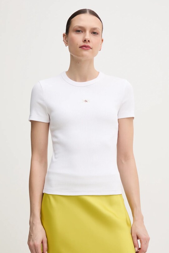 Футболка Calvin Klein Jeans slim белый J20J225245