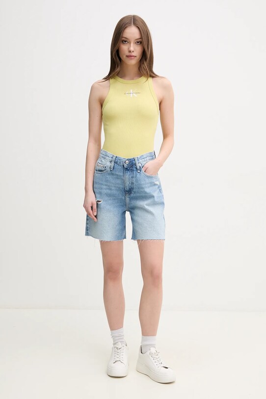 Топ Calvin Klein Jeans J20J225301 зелёный SS25