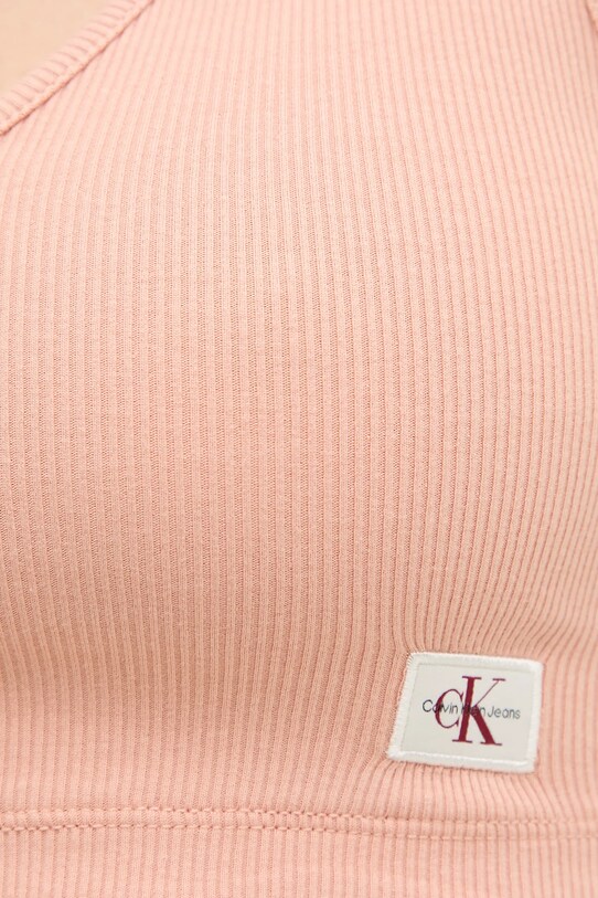 Top Calvin Klein Jeans J20J225308 πορτοκαλί