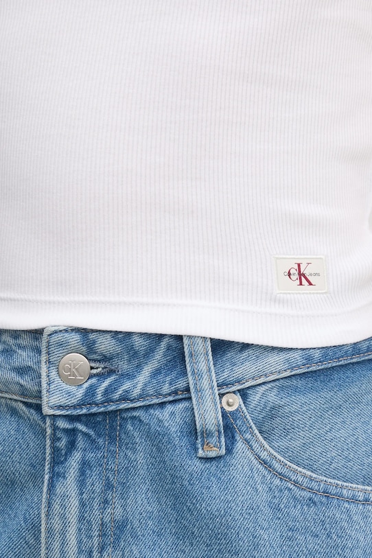 Calvin Klein Jeans top J20J225310 biały