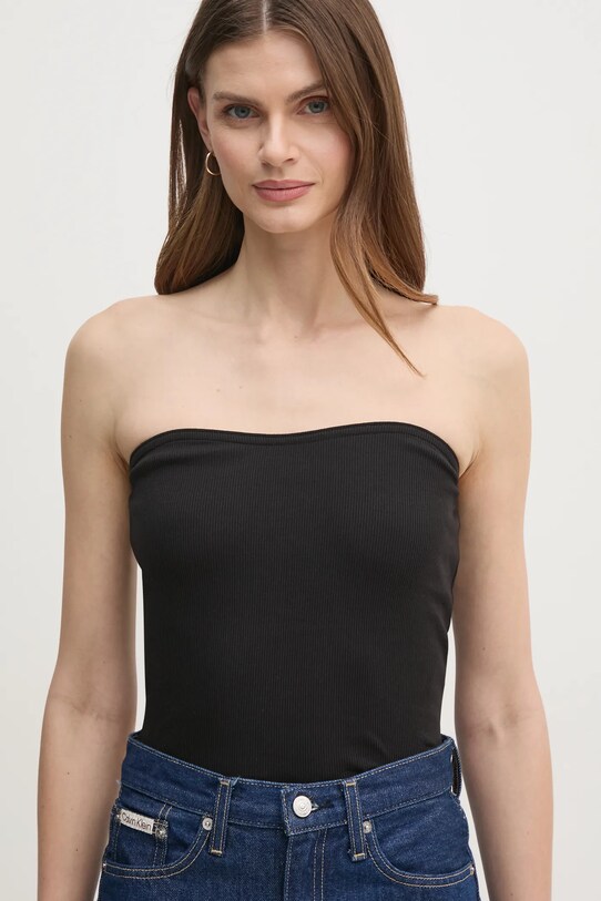 Calvin Klein Jeans top negru J20J225310