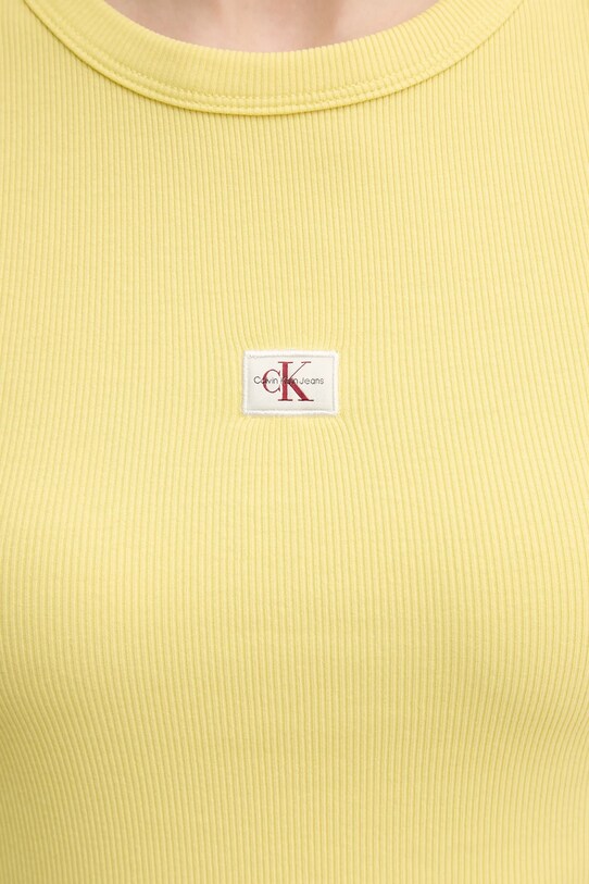 Топ Calvin Klein Jeans J20J225311 жовтий