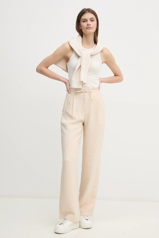 Top Calvin Klein Jeans J20J225315 béžová SS25