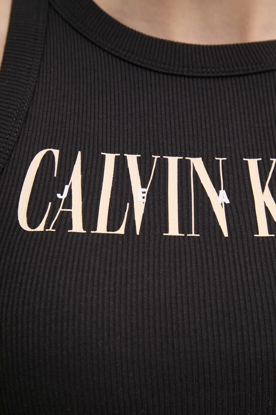 Calvin Klein Jeans top J20J225520 negru