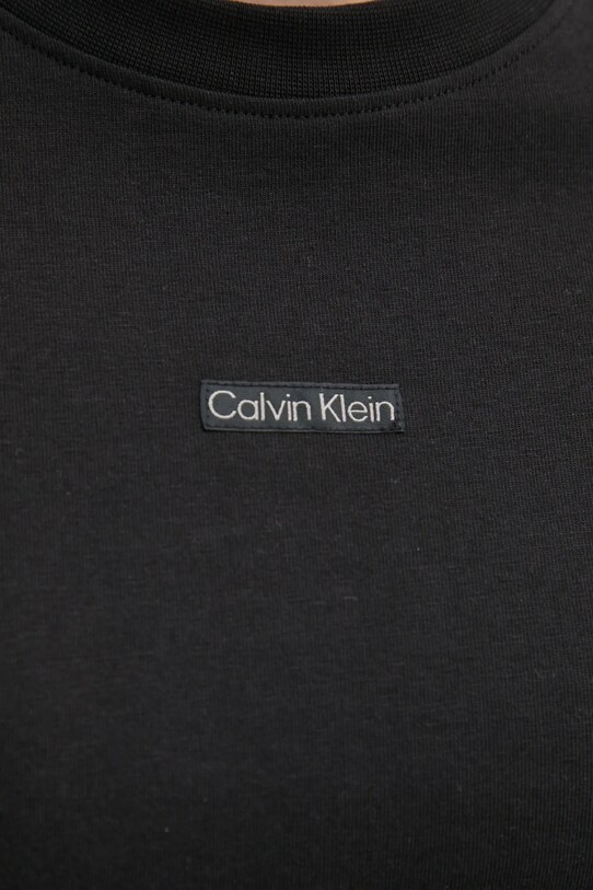 Бавовняна футболка Calvin Klein Jeans чорний J20J225524