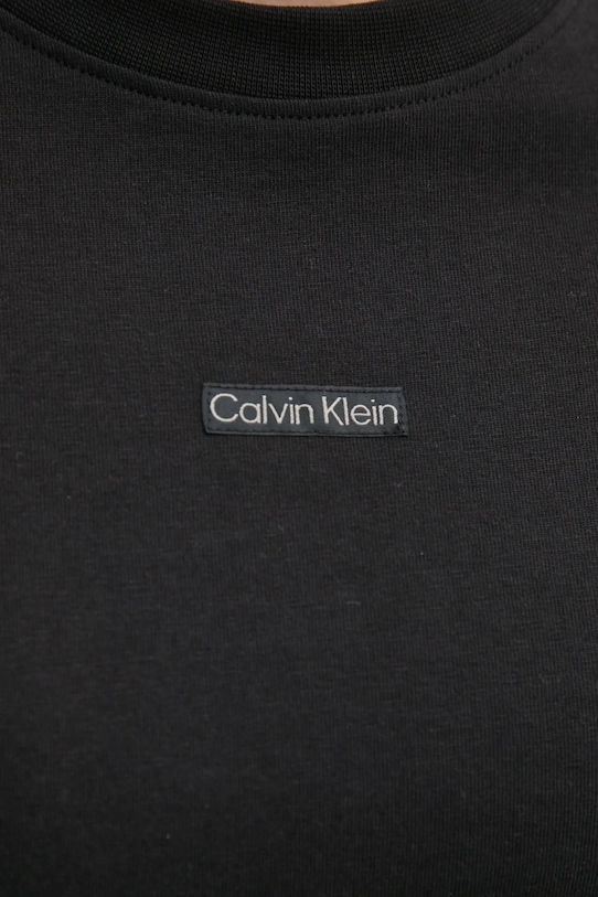 Бавовняна футболка Calvin Klein Jeans чорний J20J225524
