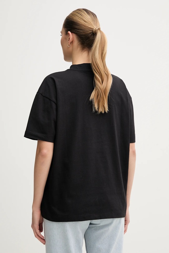 Oblačila Bombažna kratka majica Calvin Klein Jeans J20J225539 črna