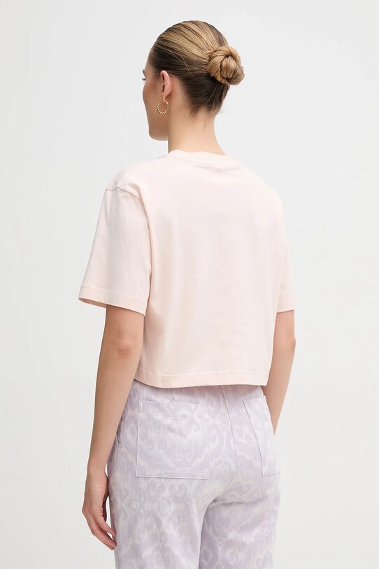 Одяг Бавовняна футболка Calvin Klein Jeans J20J225578 рожевий