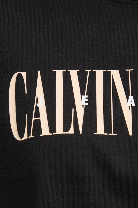 Calvin Klein Jeans t-shirt bawełniany J20J225578 czarny