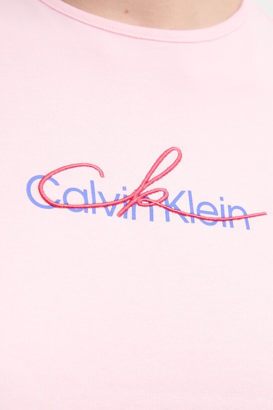 Μπλουζάκι Calvin Klein Jeans LV047B828G ροζ
