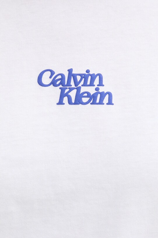 Бавовняна футболка Calvin Klein Jeans білий LV047B851G