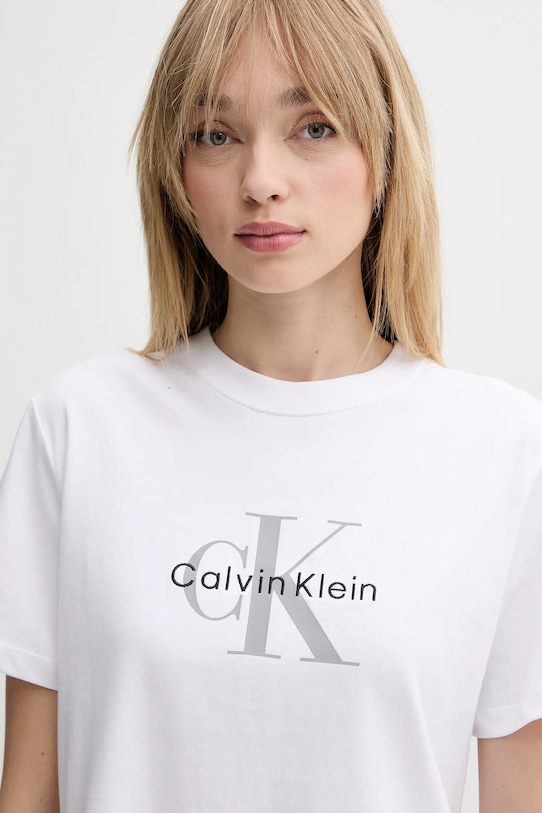 Одяг Бавовняна футболка Calvin Klein Jeans LV047B865G білий
