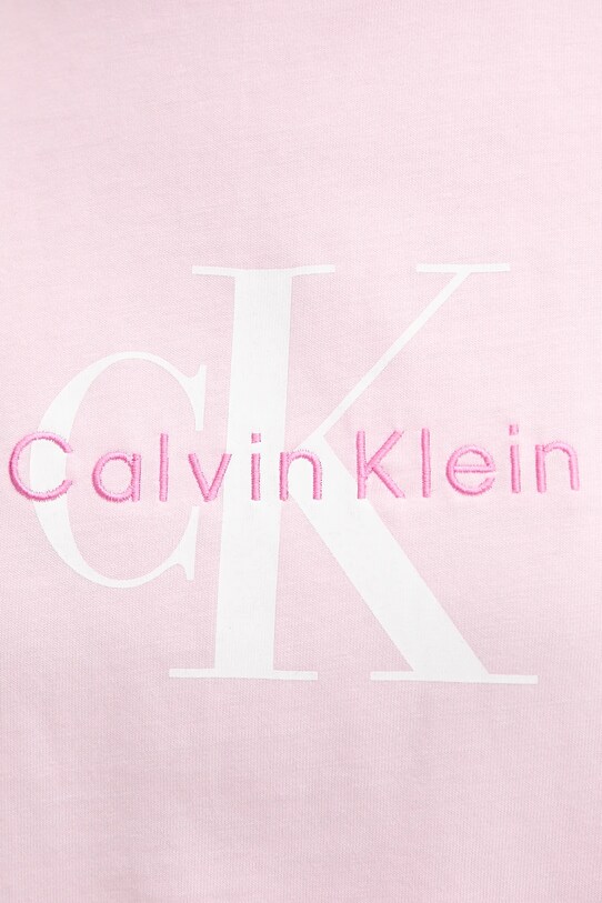 Bavlnené tričko Calvin Klein Jeans ružová LV047B865G