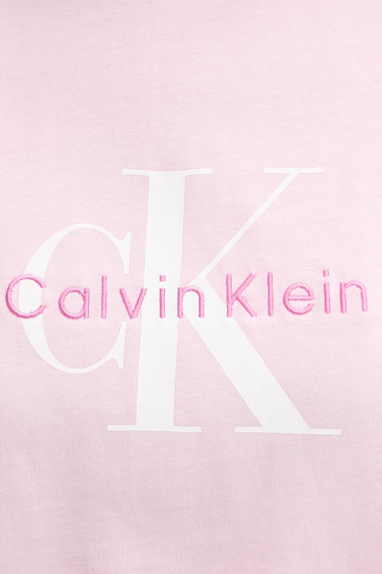 Calvin Klein Jeans t-shirt damski bawełniany różowy LV047B865G
