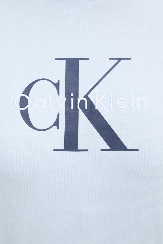 Calvin Klein Jeans t-shirt damski bawełniany LV047B865G niebieski
