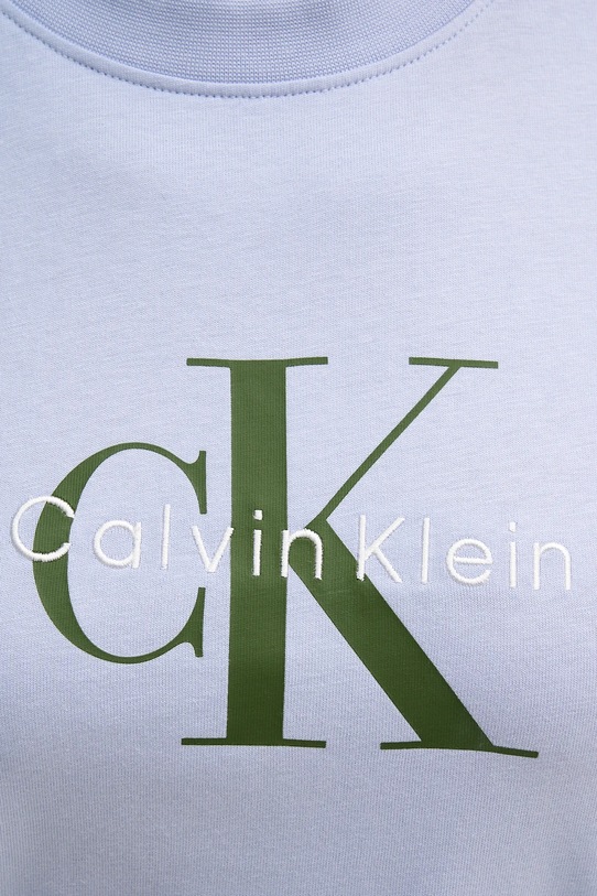 Bavlněné tričko Calvin Klein Jeans LV047B865G modrá