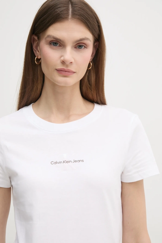 Calvin Klein Jeans t-shirt biały J20J225252