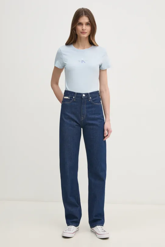 Футболка Calvin Klein Jeans J20J225252 блакитний SS25