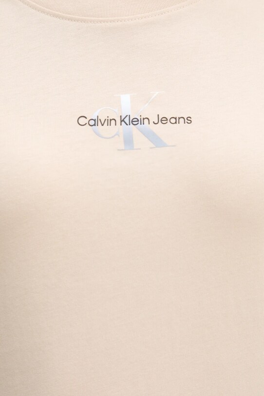 Calvin Klein Jeans t-shirt J20J225252 beżowy