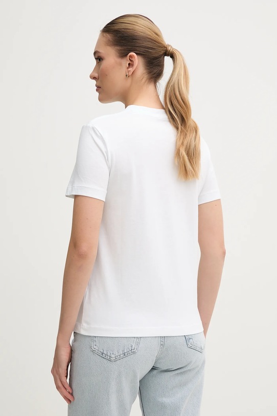 Oblečení Bavlněné tričko Calvin Klein Jeans J20J225545 bílá