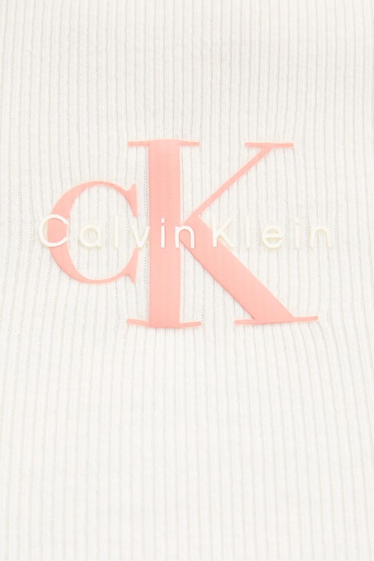 Tričko Calvin Klein Jeans LV047AB802 béžová