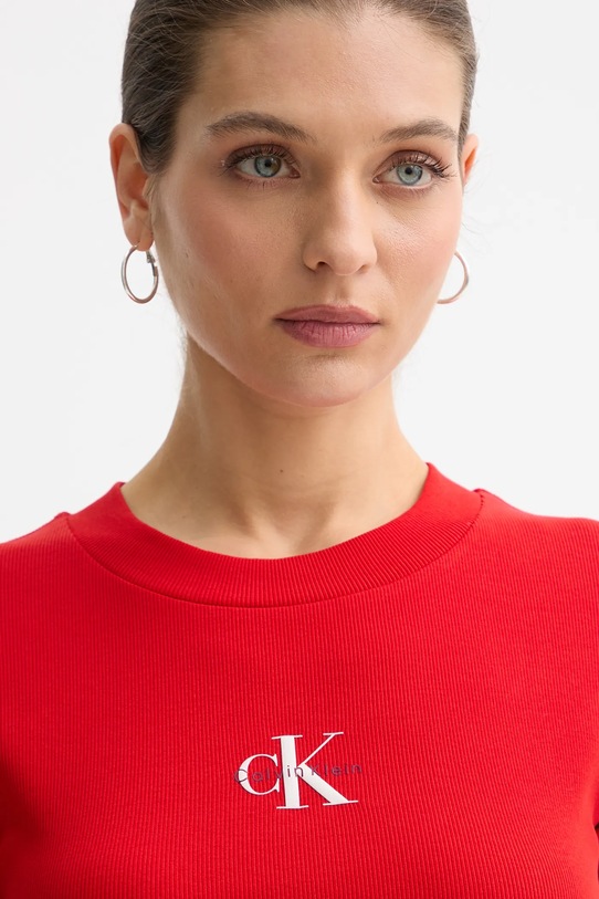 Calvin Klein Jeans t-shirt czerwony LV047AB802
