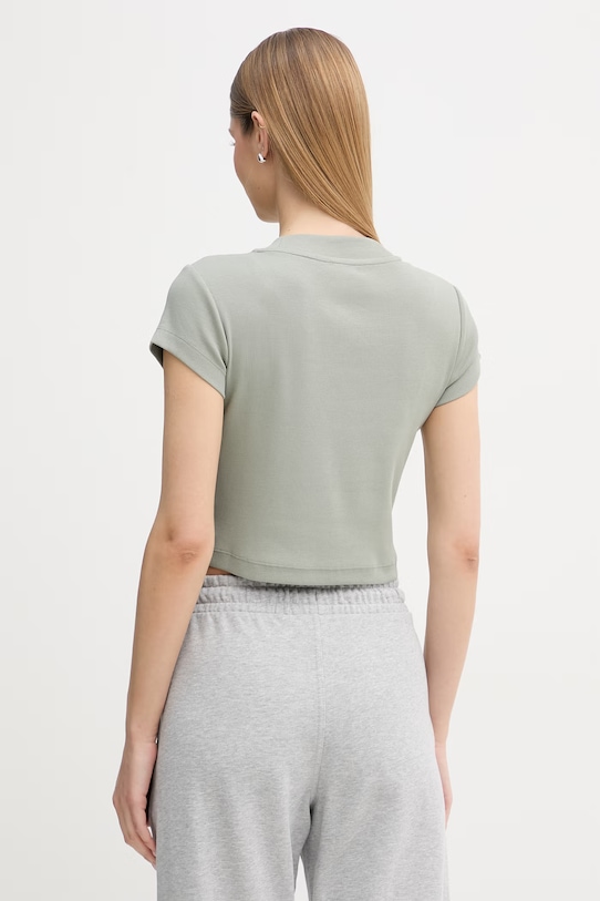 Odzież Calvin Klein Jeans t-shirt damski LV047AB802 zielony
