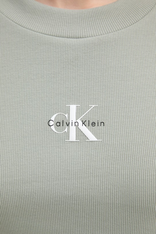Calvin Klein Jeans t-shirt damski LV047AB802 zielony
