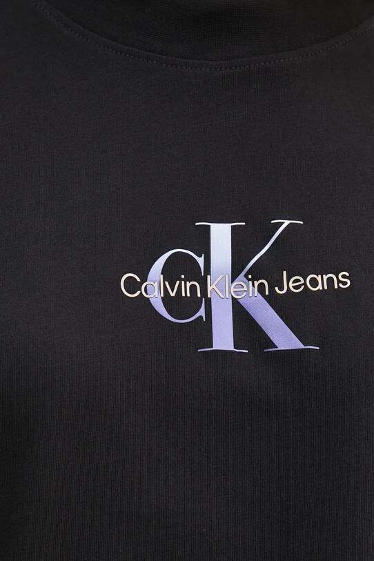 Bavlnené tričko Calvin Klein Jeans J20J225521 čierna