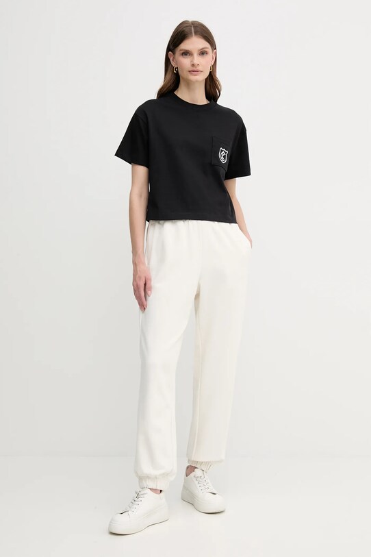 Calvin Klein Jeans tricou din bumbac LV047B847G negru SS25