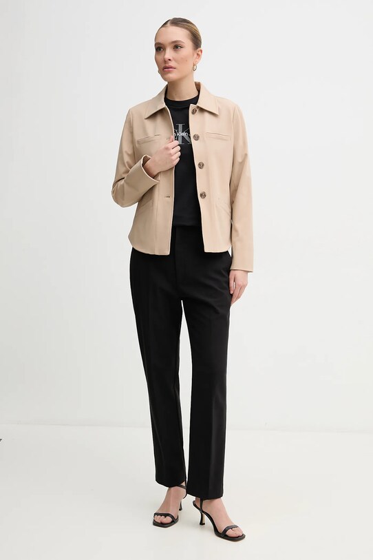 Хлопковая футболка Calvin Klein Jeans LV047B863G чёрный SS25