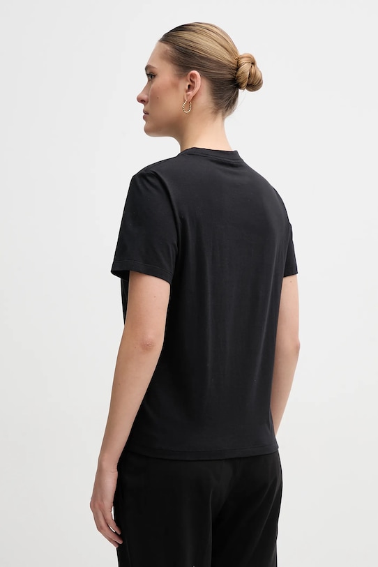 Oblečenie Bavlnené tričko Calvin Klein Jeans LV047B863G čierna