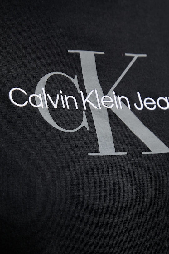 Bavlnené tričko Calvin Klein Jeans LV047B863G čierna