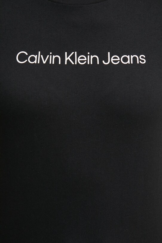 Хлопковая футболка Calvin Klein Jeans LV047AB805 чёрный