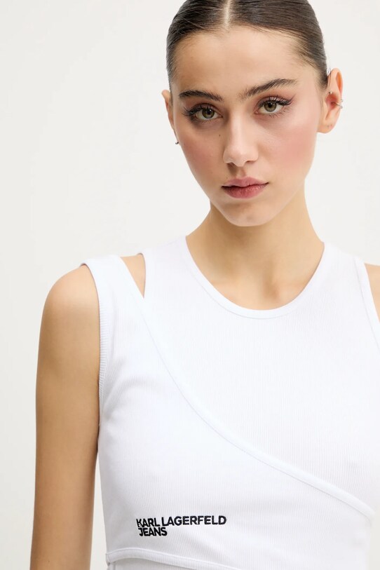 Karl Lagerfeld Jeans top alb A2W17022