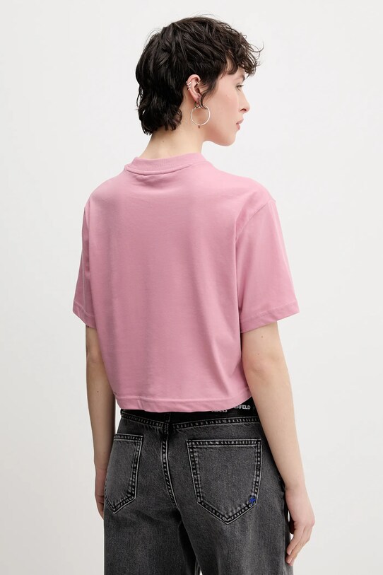 Odzież Karl Lagerfeld Jeans t-shirt A2W17076 różowy